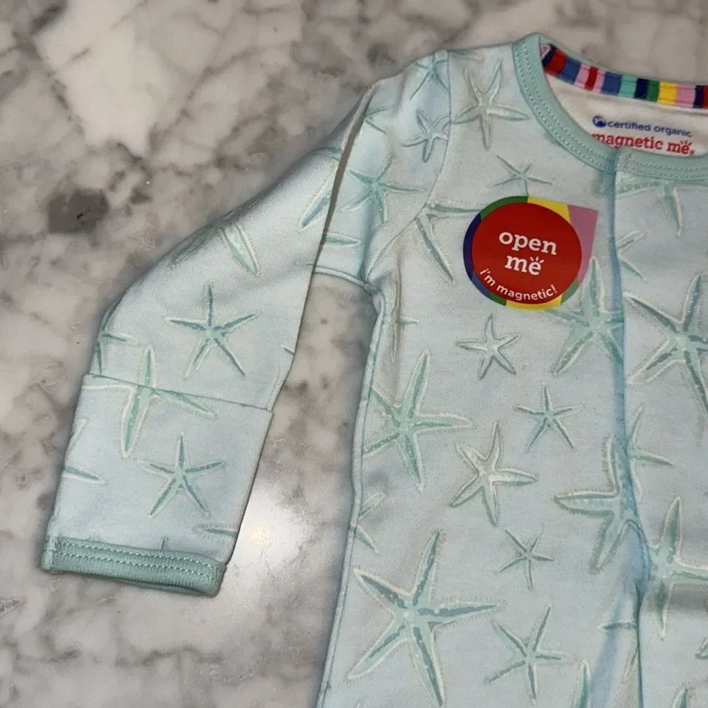 NWT Magnetic Me Organic Starfish Footie - Picture 2 of 6
